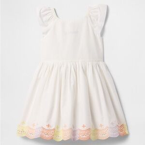babyGap Eyelet Flutter Sleeve Dress